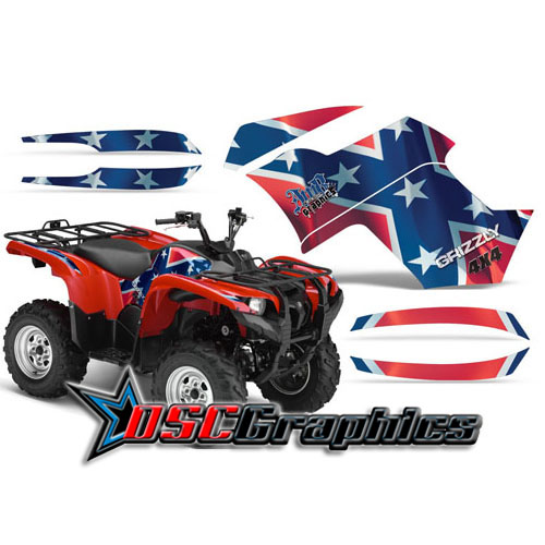 2007-2011 Yamaha Banshee Grizzly 700 ATV Rebel Graphic Kit