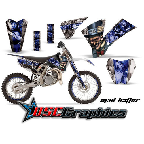 2004-2005 KTM SX 85 Motocross Blue Mad Hatter Vinyl Sticker Kit