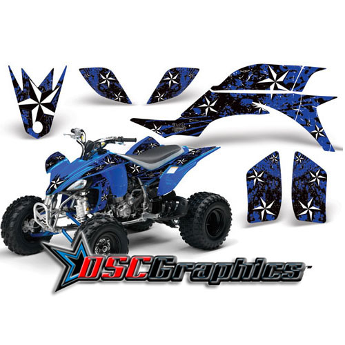 Yamaha Banshee YFZ450 2004-2008 Four Wheeler Blue Northstar Sticker Kit