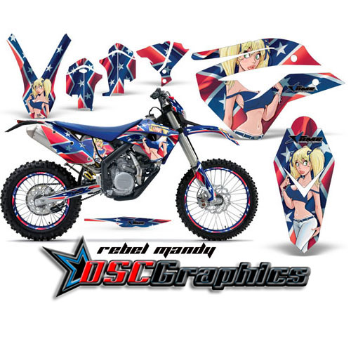 2009-2011 Husaberg FE 450 Dirt Bike Redel Vinyl Kit