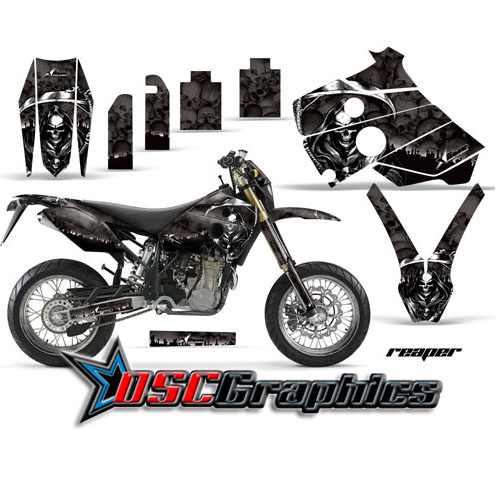 Husaberg FS 650 2001-2005 Motocross Black Reaper Vinyl Kit