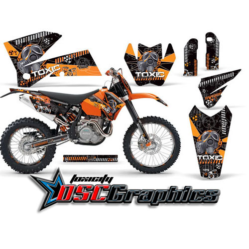 KTM C4 SX 2005-2006 Motocross Orange T-bomber Vinyl Kit