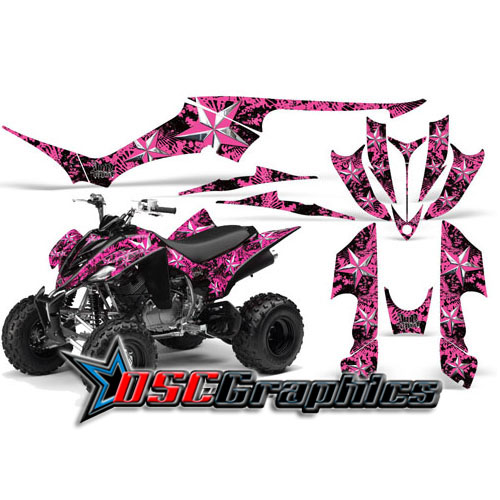 Yamaha Banshee Four Wheeler Pink Northstar Vinyl Kit Fits Raptor 350 All Years