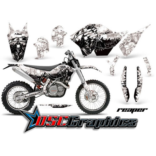 KTM C5 XC 2008-2010 Dirt Bike Reaper Sticker Kit