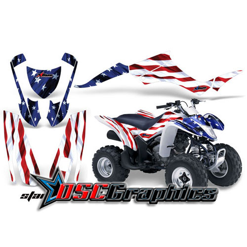 2004-2011 Suzuki LTZ Quad Stars And Strips Graphic