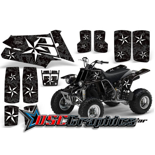 Four Wheeler Black Northstar Vinyl Kit Fits Yamaha Banshee Banshee 350