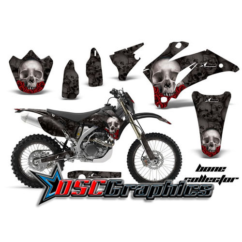 Yamaha Banshee WR 2007-2011 Motocross Black Bone Collector Vinyl Kit