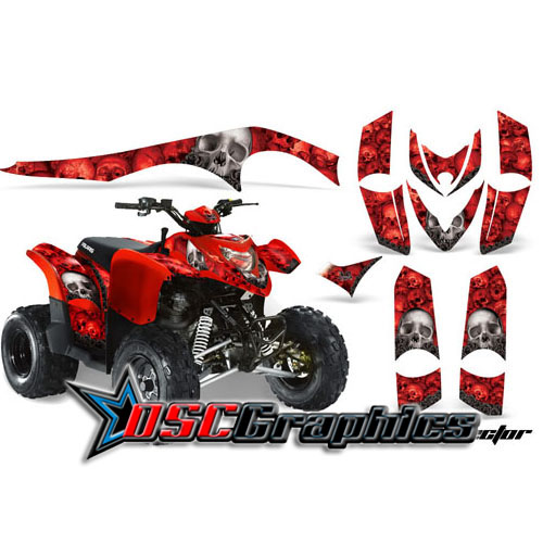 Polaris ATV Red Bone Collector Vinyl Graphics Fit Phoenix 200