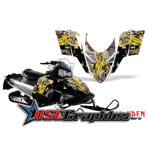 Polaris RMK Snow Mobile Iron Maiden Vinyl Graphics