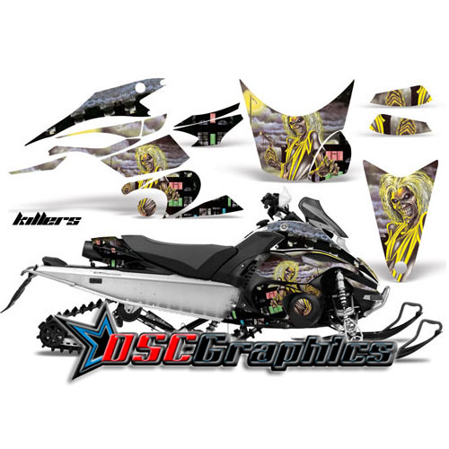 Snow Mobile Killers Vinyl Graphics Fit Yamaha Banshee FX Nytro