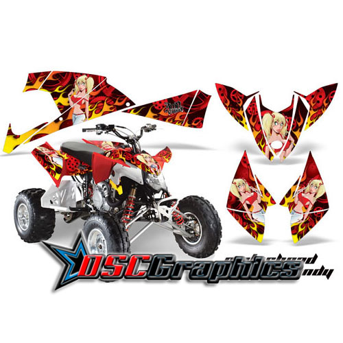 Polaris Outlaw 525 2009-2011 Four Wheeler MotorHead Mandy Vinyl Stickers