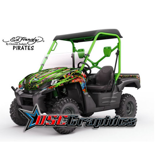 Kawasaki 750 Teryx 2010 UTV Pirates Vinyl Stickers Kit