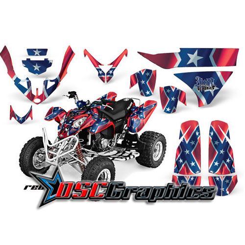 Polaris Predator 500 ATV Rebel Graphic Stickers