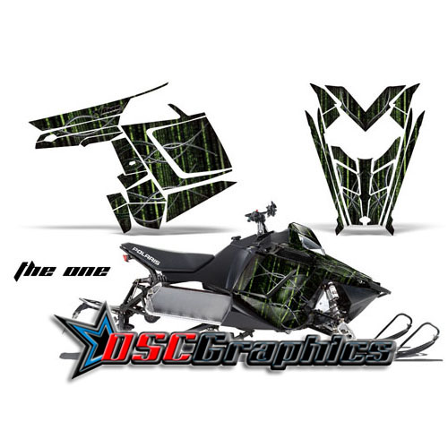 Snow Mobile The One Graphic Stickers Fit Polaris RMK 2010-2012