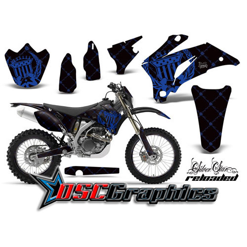 2007-2011 Yamaha Banshee WR450F Motocross Blue Reloaded Vinyl Kit